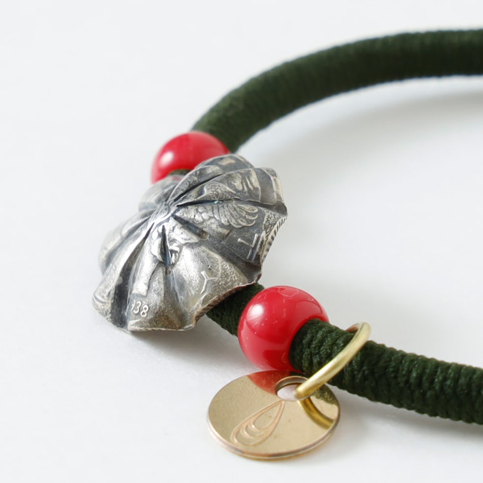 BUTTON WORKS】APOLLO CONCHO HAIR ELASTIC BRACELET マーキュリー