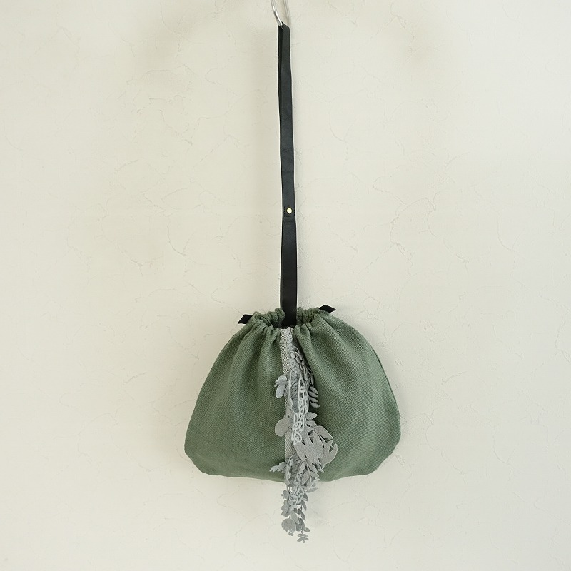 美品/定価1.2万】ミナペルホネン mina perhonen forest parade 巾着