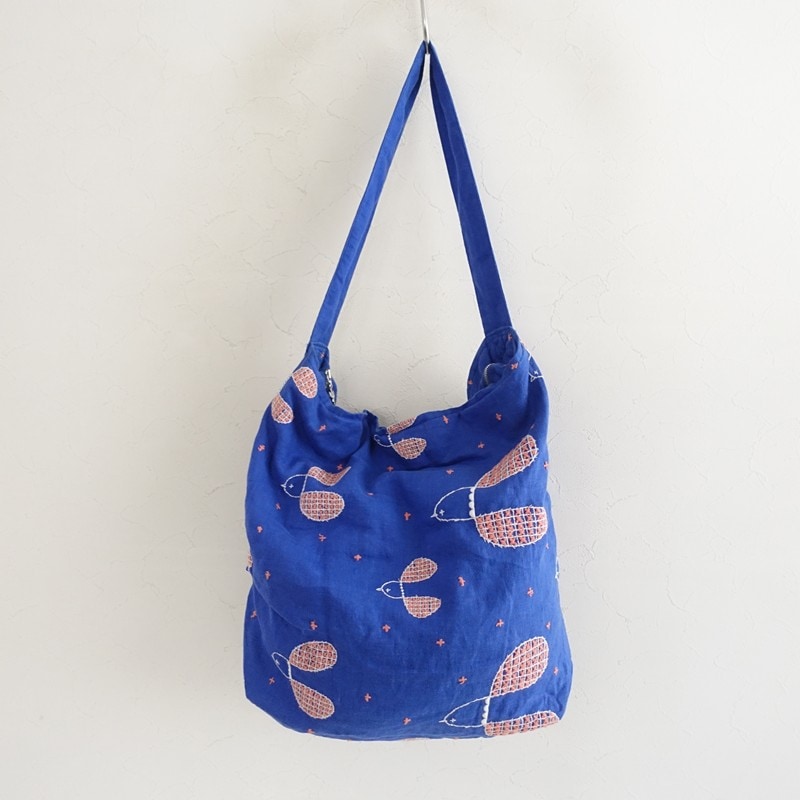 ミナペルホネン mina perhonen sora checkショルダーバッグ大 (ba11