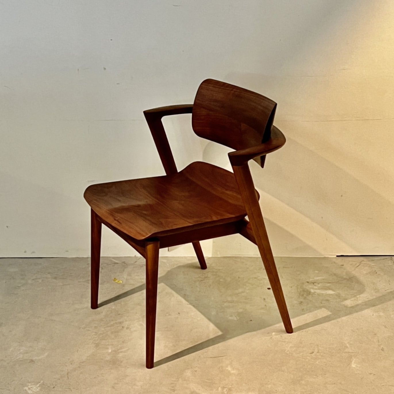 OUTLET】SEOTO-EX セミアームチェア（板座） ウォールナット | SALE