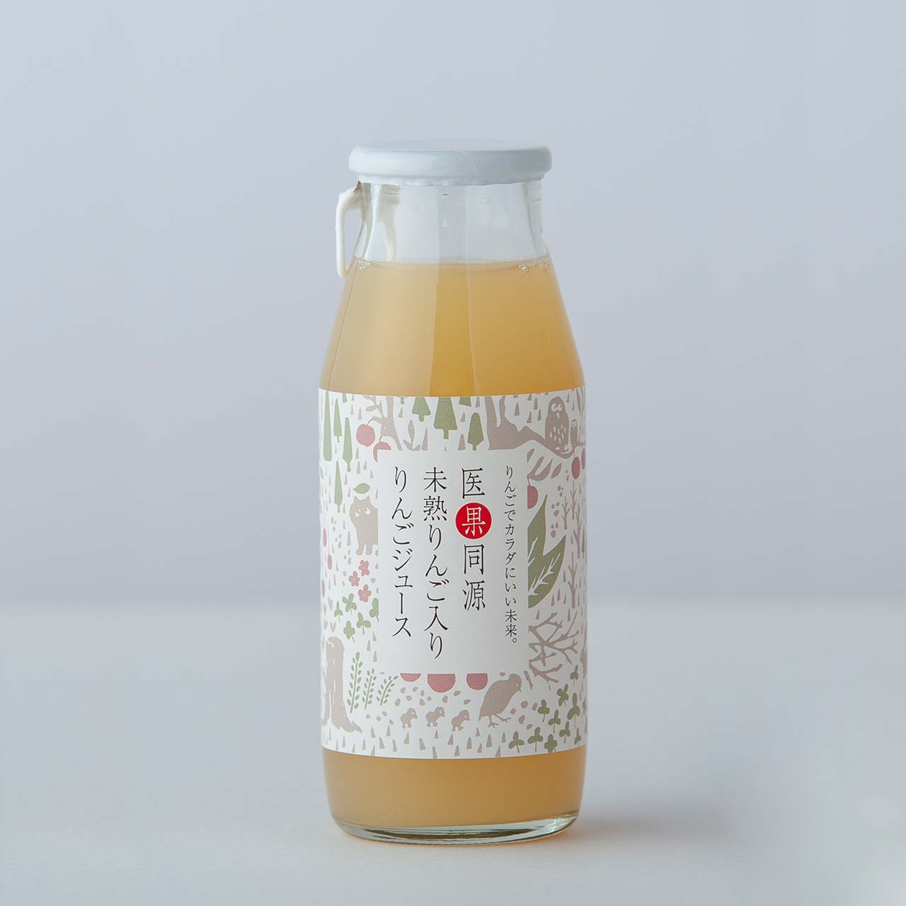 ビン12本入り 医果同源未熟りんご入りりんごジュース | りんごジュース