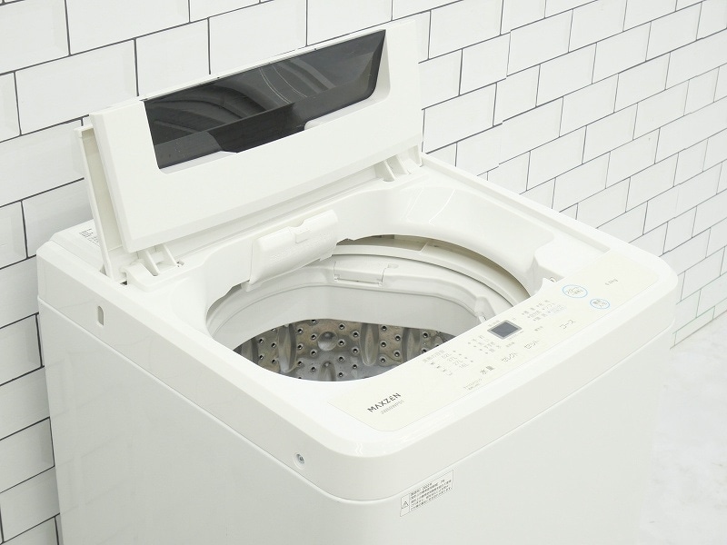 maxzen製2023年式6kg中古全自動洗濯機 JW60WP01
