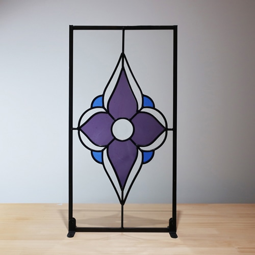 ステンドグラス（アンティーク風・装飾ガラス・シンプル・雑貨・お洒落