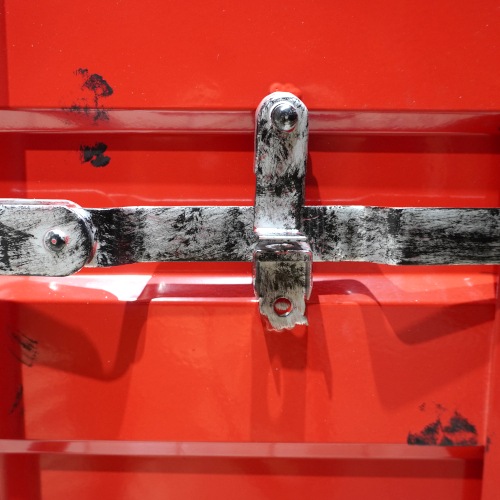 コンテナボックス ミニコンテナ 収納 下駄箱 おしゃれ インテリア 赤