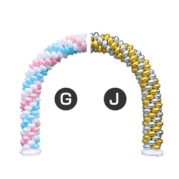 バルーン クラスターアーチ | 店舗・イベント装飾・販促・オフィス機器