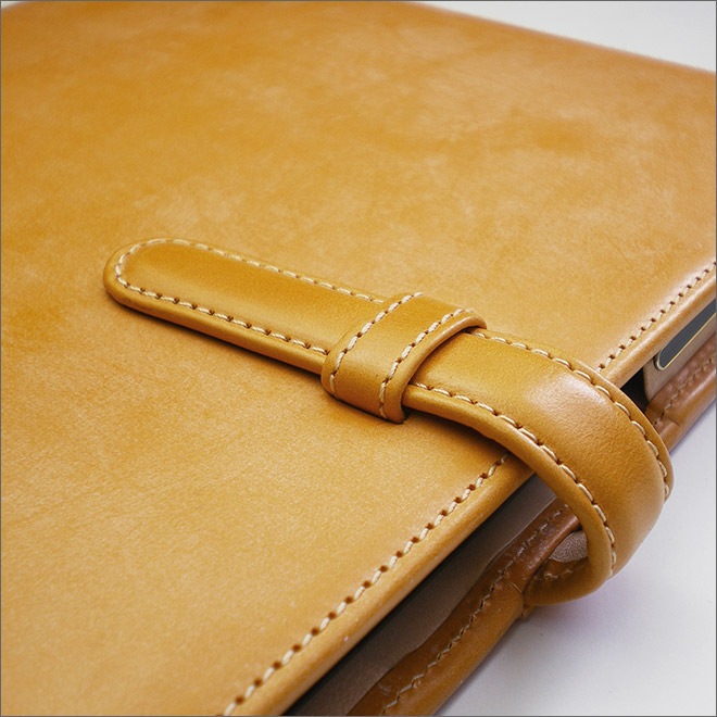 ベルト付き】システム手帳 A5サイズ 【ブライドルレザー＆素ヌメ革