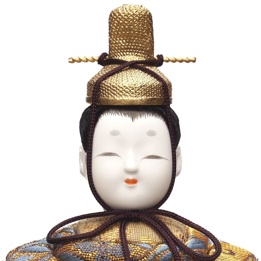 小さな木目込み雛人形 段飾り アンティーク 小さな木目込み雛人形