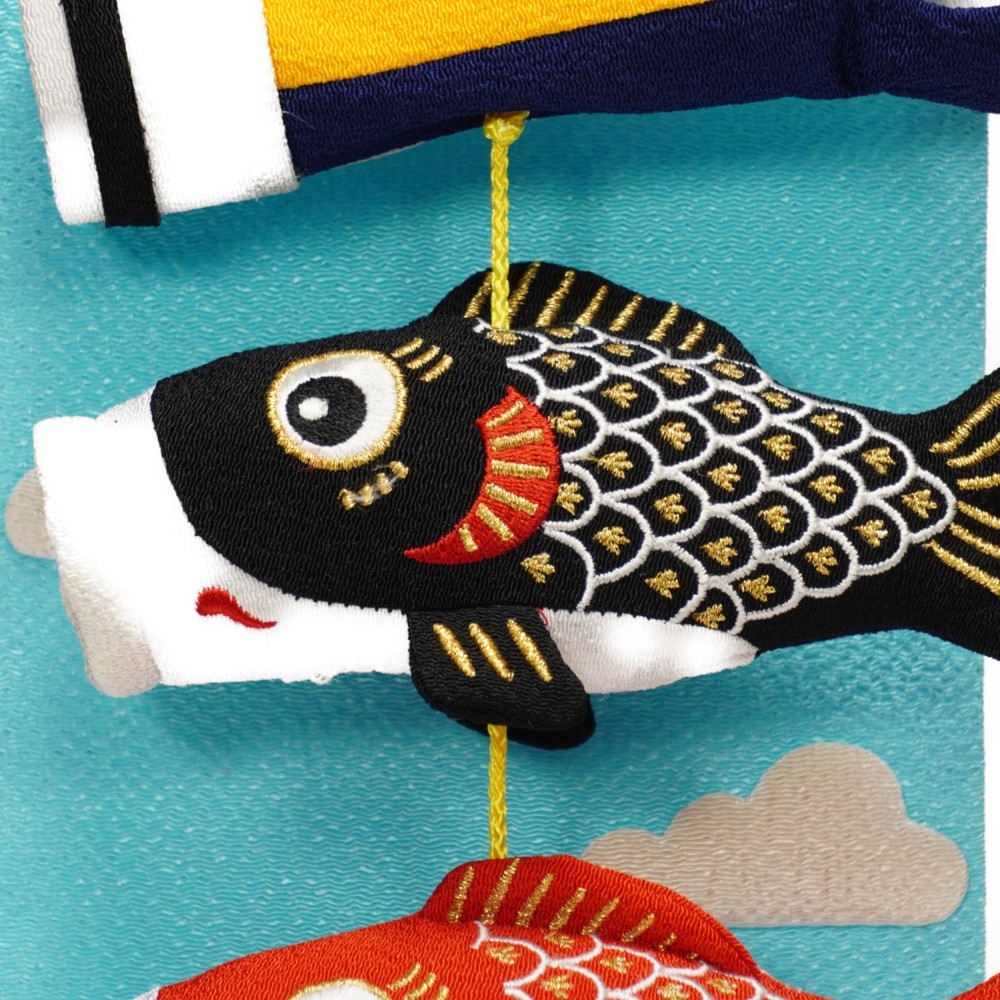 つるし飾り】空色飾り鯉のぼり(小) 〈男の子〉[225T-098] ｜雛人形・五