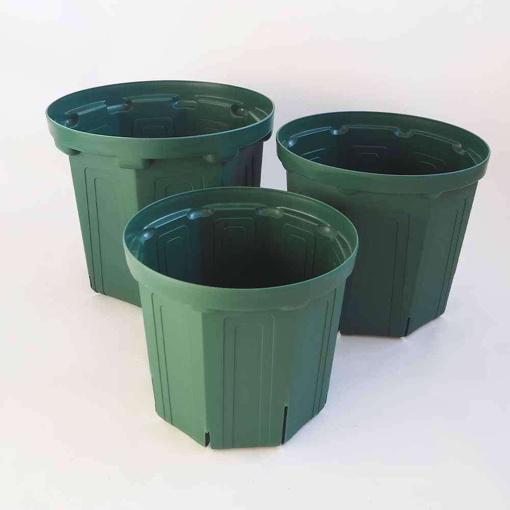 スリット鉢 大サイズ3種類セット 【資材 10～13号／各1個(合計3個