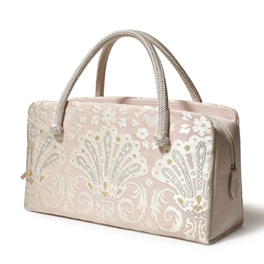 葵バッグ「花冠文」｜和装バッグ 着物用バッグ