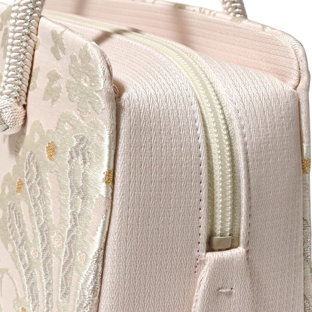 葵バッグ「花冠文」｜和装バッグ 着物用バッグ