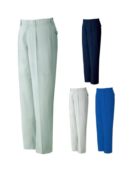 JICHODO】 86201 接触冷感ワンタックパンツ [春夏]通販ページ│自重堂