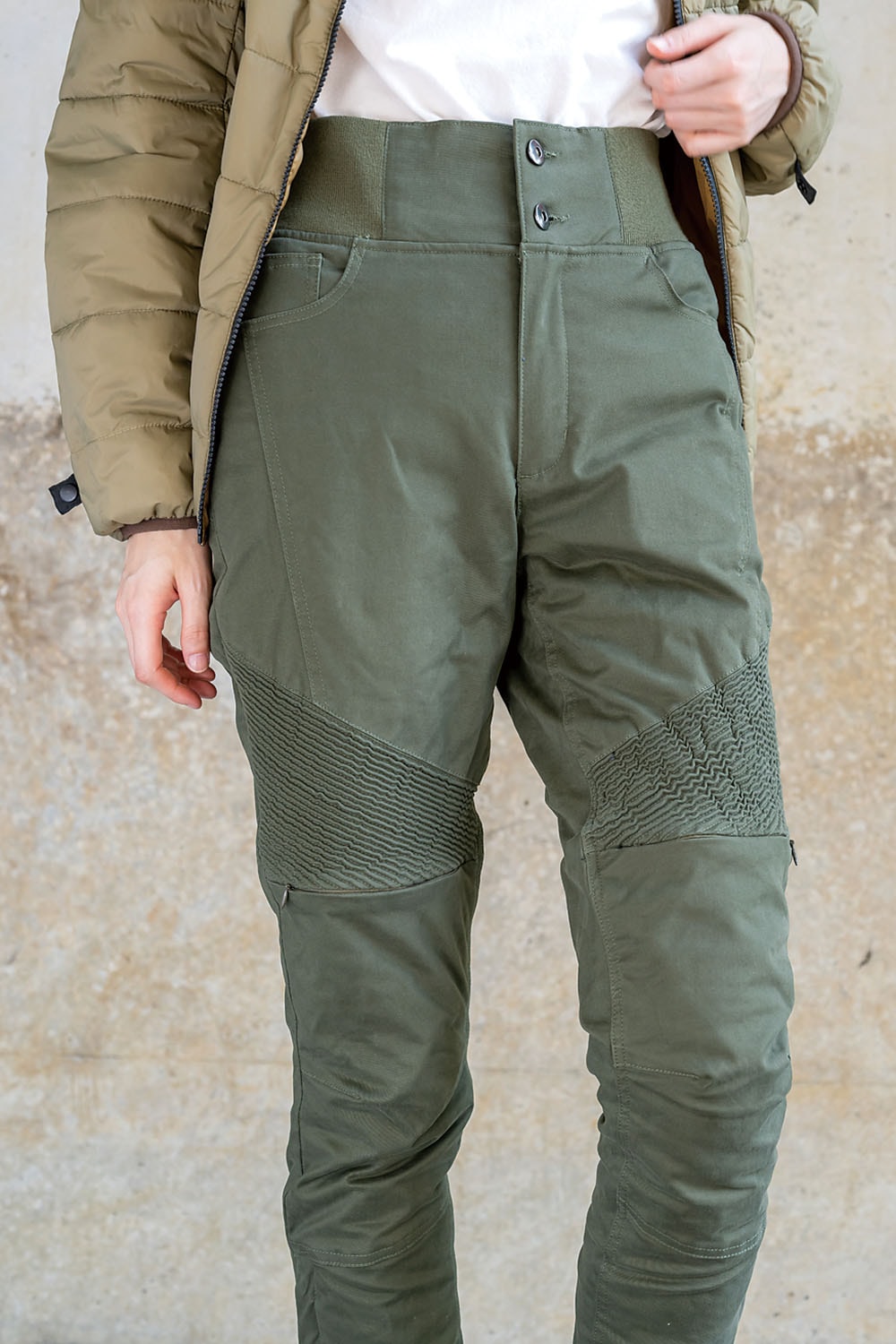 SALE / 30%OFF 秋冬 ROP-60 リブウォームストレッチパンツ