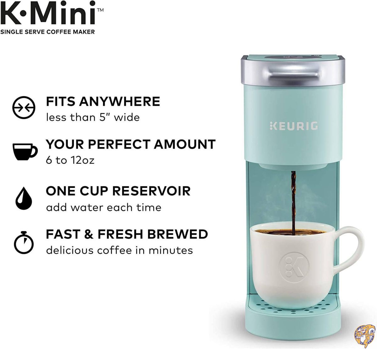 Keurig K-Mini コーヒーメーカー シングルサーブ K-Cup Pod コーヒー
