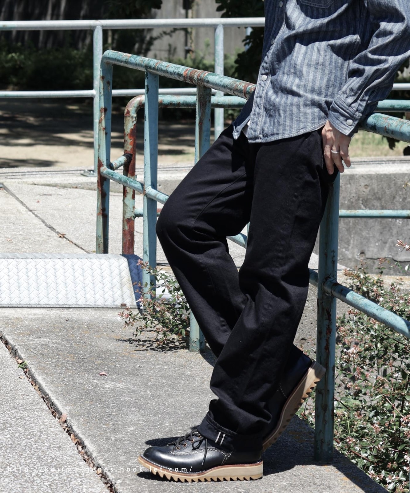 13oz Selvedge Black Straight Denim / 13ozセルビッチ ブラック