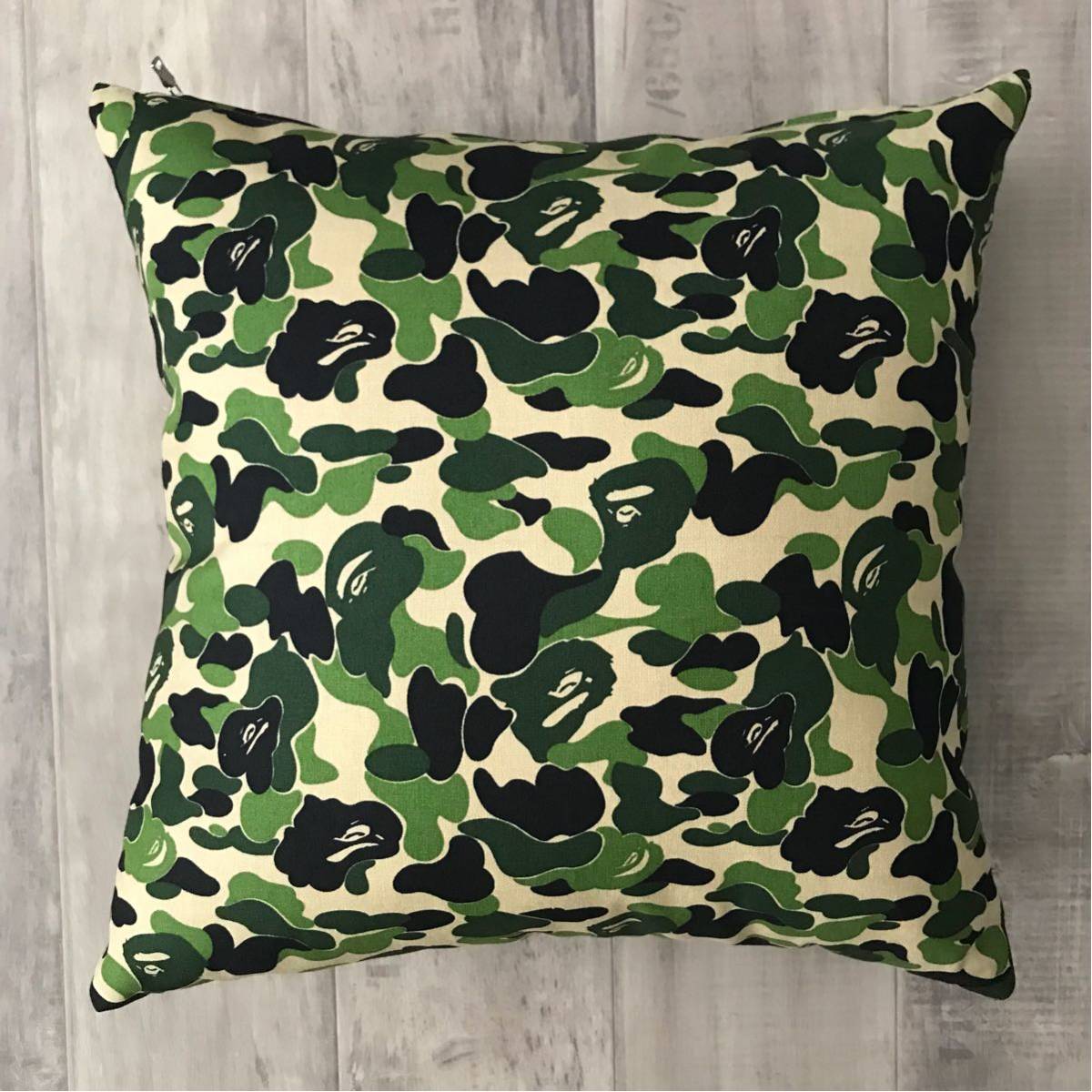 ☆新品☆ ABC camo green クッション a bathing ape BAPE ABCカモ