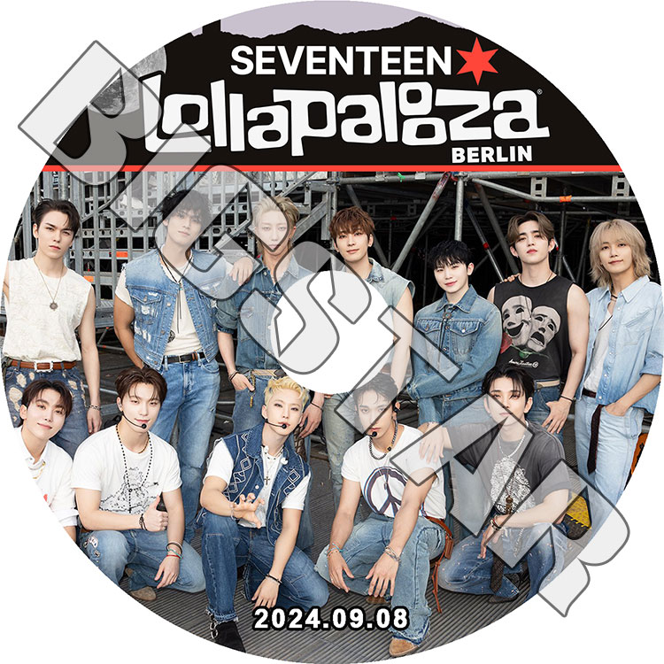 K-POP DVD SEVENTEEN 2024 Lollapalooza Berlin 2024.09.08