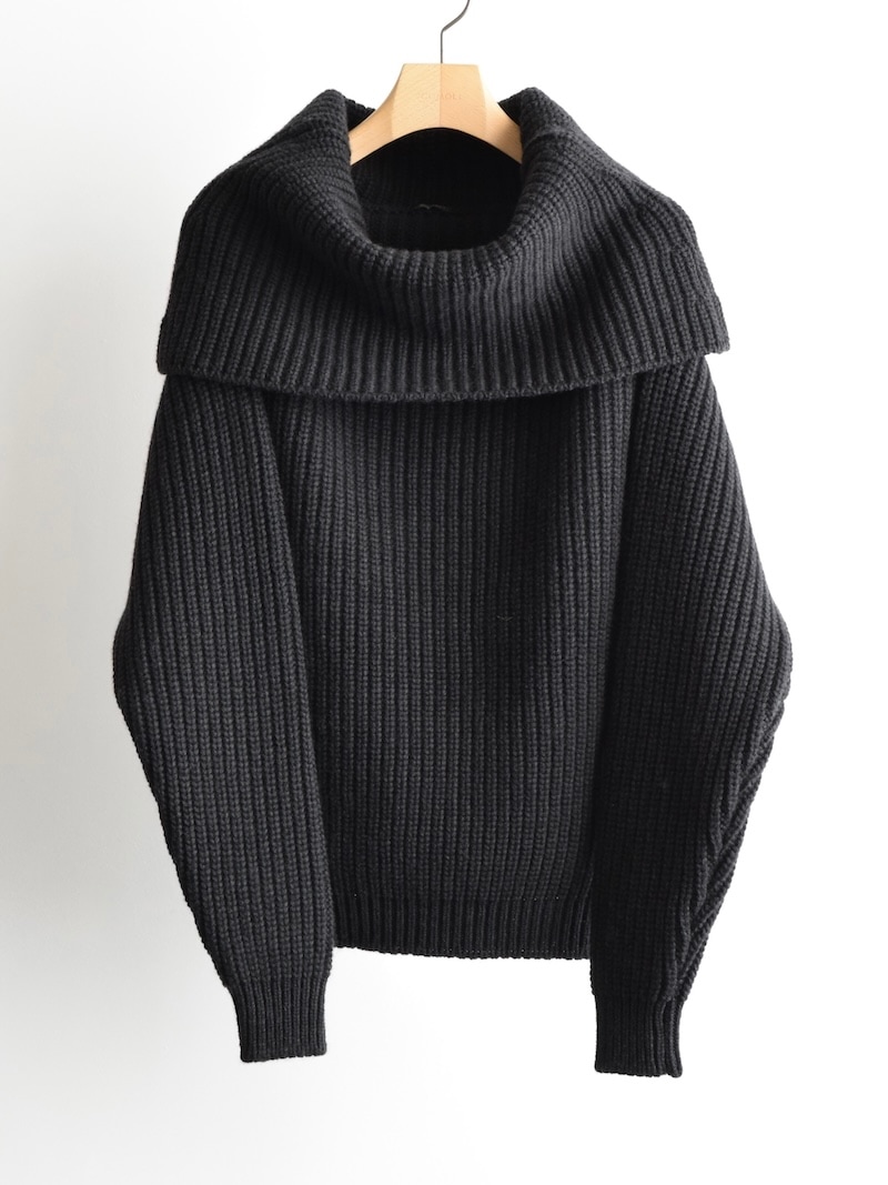 COMOLI(コモリ) / カシミヤ和紙 オフショルダーニット 25AW | 商品一覧