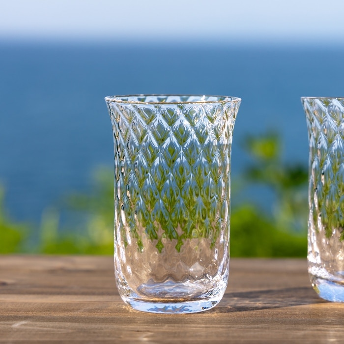 耐熱性クラシックダイヤ タンブラー | 北一硝子 まごころお届け便