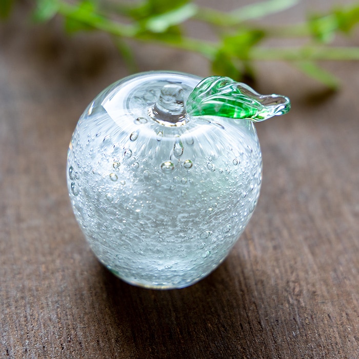 りんごのオーナメント | 北一硝子 まごころお届け便