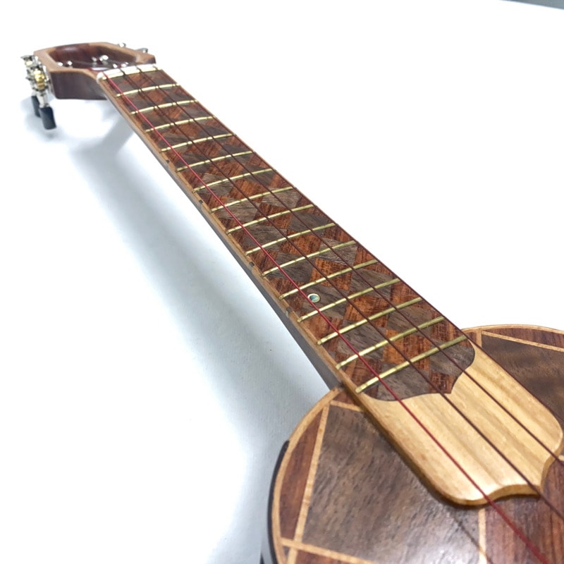 TAKULELE】市松模様 No.58 ソプラノロングネック｜ウクレレ専門店