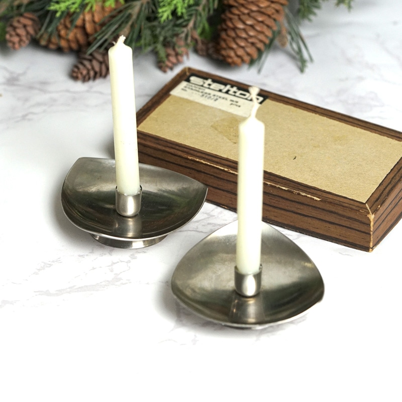 デンマークSteltonのキャンドルホルダー2個セット gk-611の通販