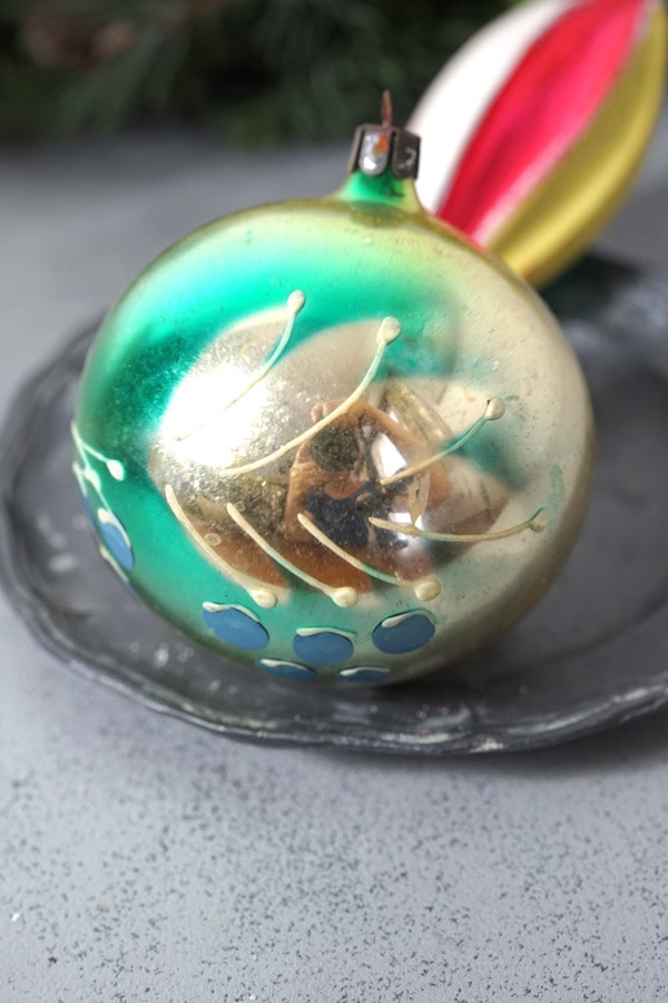 アンティーク クリスマスオーナメント 吹きガラス アソートセットK gx