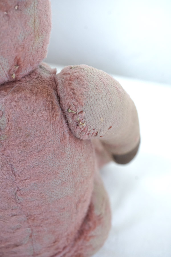 ビックサイズ❣️ピンクのアンティークベア フランスアンティークレア