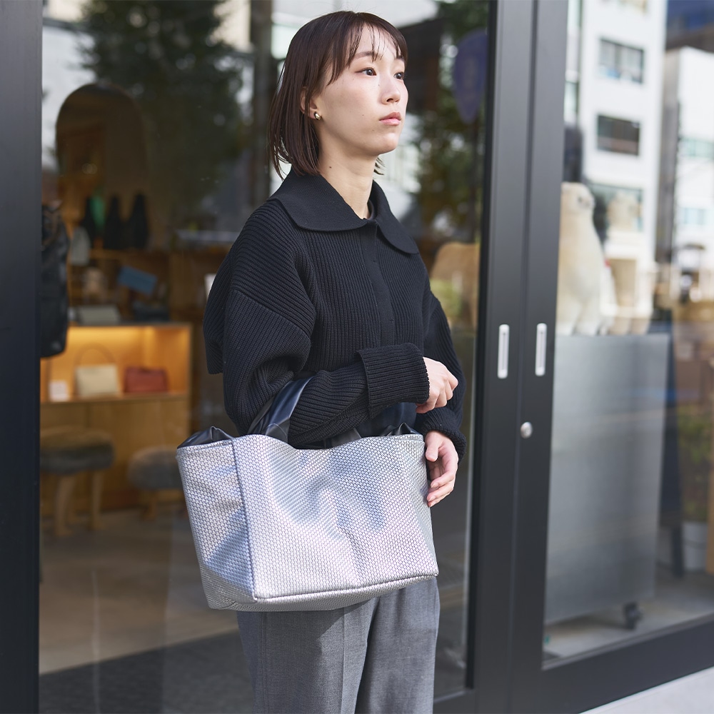 acrylic｜s bag 2way+ METALLICA Silver | KONCENT Web shop｜アッシュ