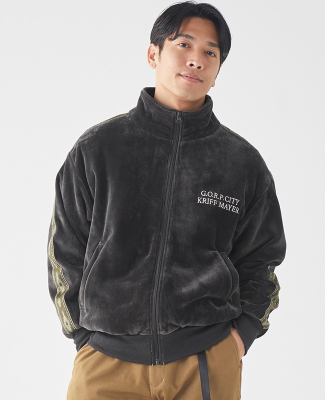 クリフメイヤー[公式] ボンディングベロアトラックJK MENS 2423101