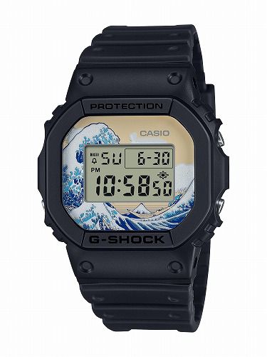 CASIO G-SHOCK デジタル腕時計 DW-5600KHK24-1JR メンズ 葛飾北斎
