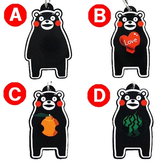 くまモンのストラップ A（スタンダード）【ナガタニヤ】-6125-くまモン