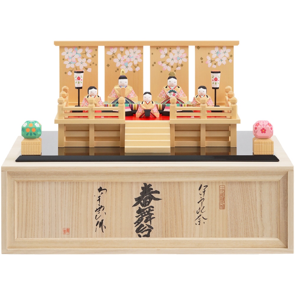 神泉作 奈良一刀彫 6号立雛 4H-I1 | 一刀彫（雛） | 【公式】 人形の久