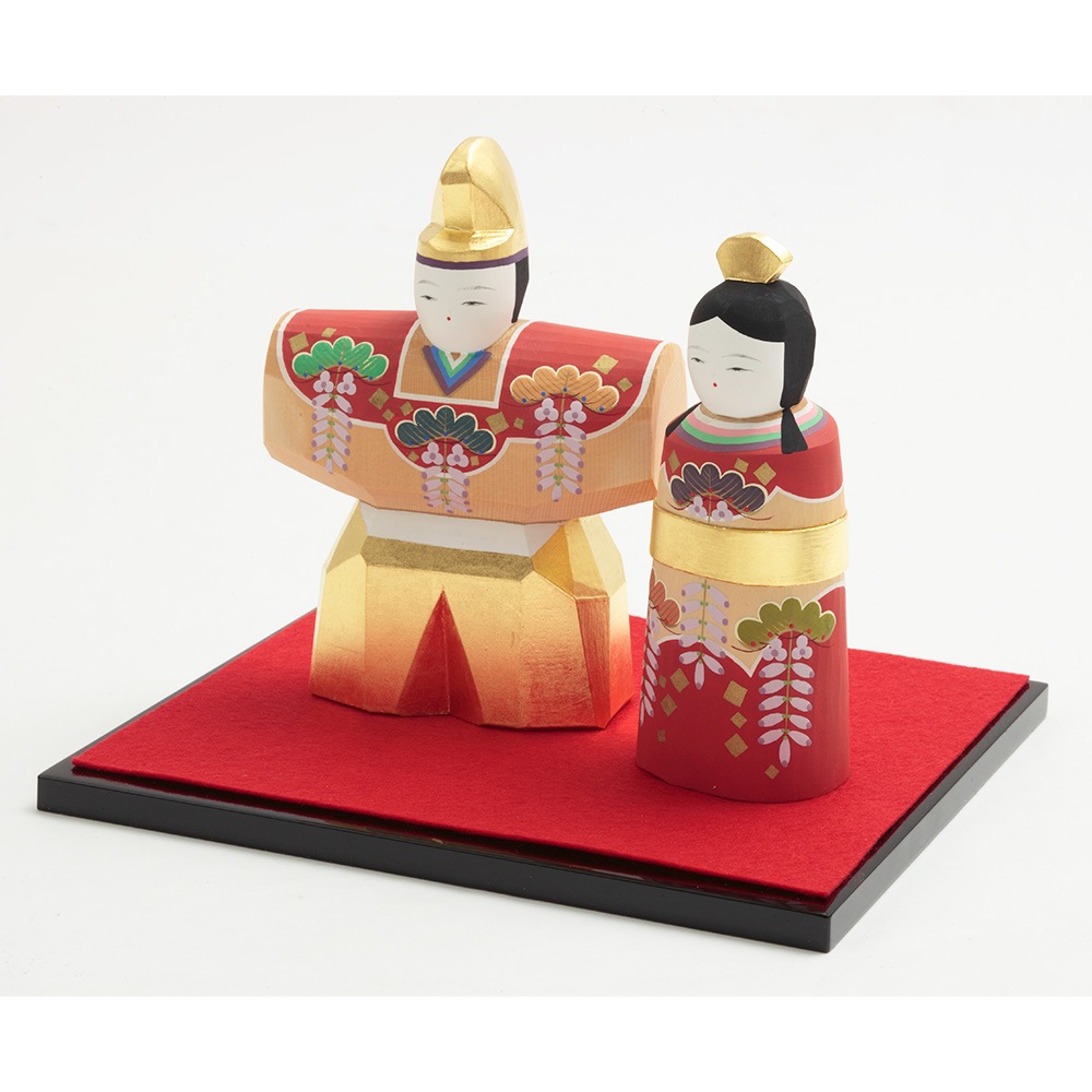 南雲作 伊予一刀彫 美春 大 4H-I22 | 一刀彫（雛） | 【公式】 人形の