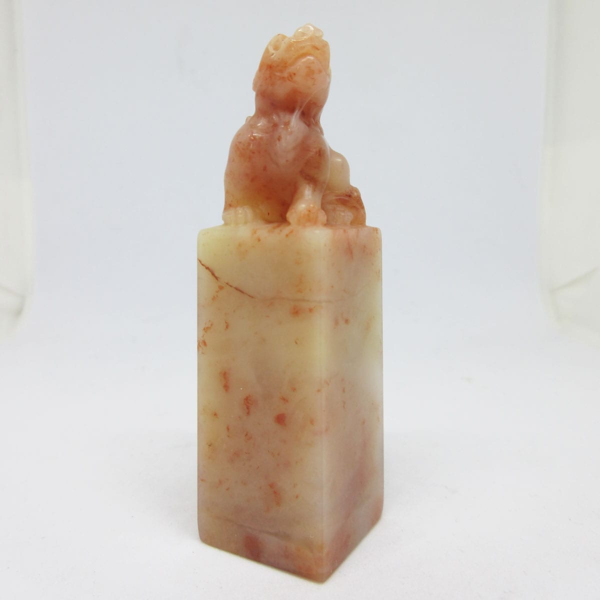 ラオス石 逸品印材№16 (2.1cm × 2.1cm × 4.6cm)｜書道用品の半紙や筆