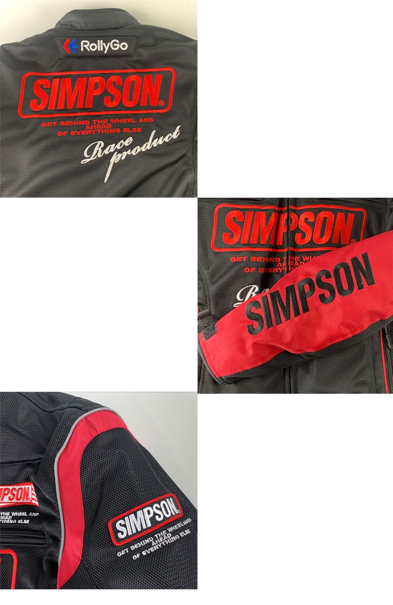 45%OFF/特価】SIMPSON(シンプソン)メッシュジャケット NSM-2103L