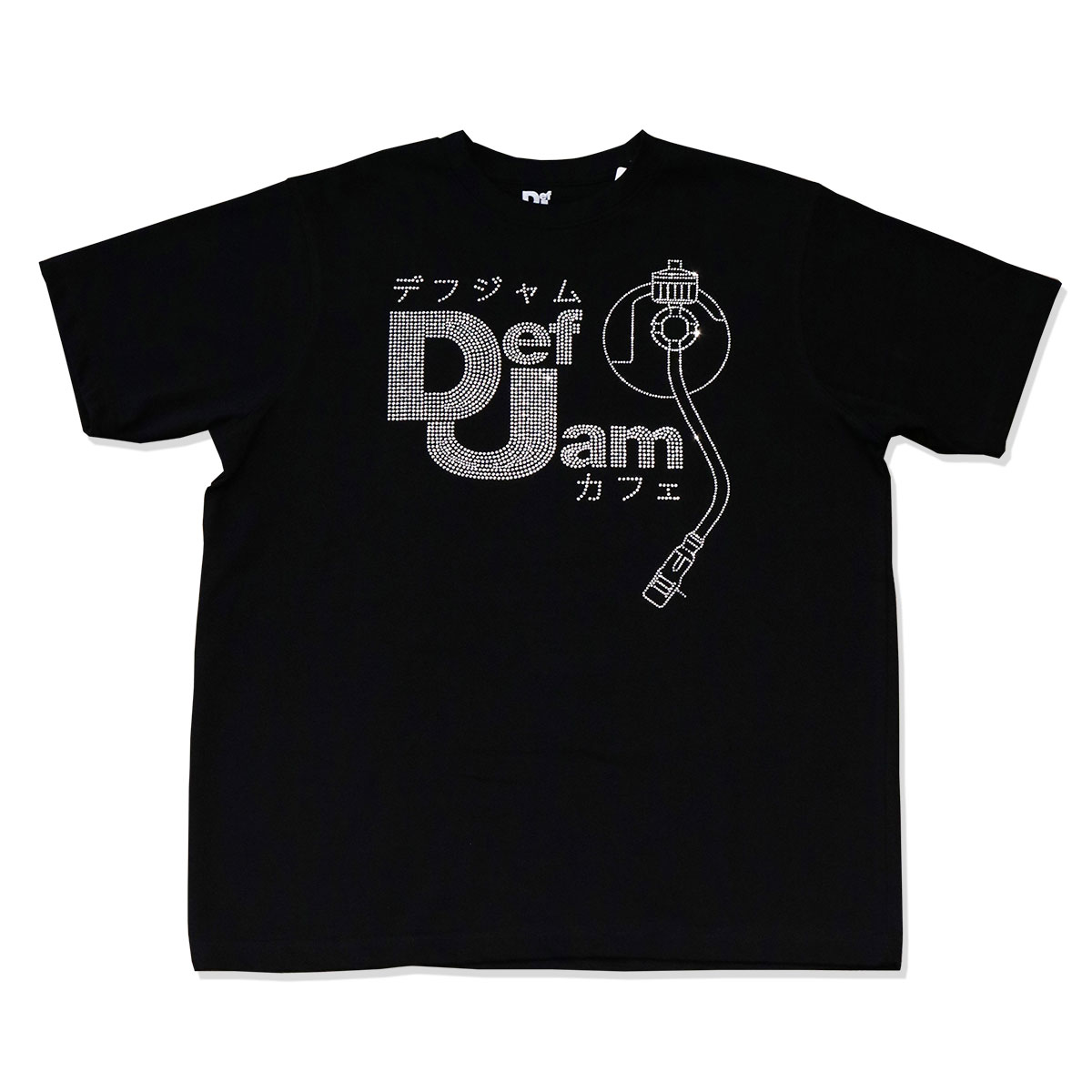 Def Jam Cafe デフジャムカフェ CHRYSTAL TSHIRT 半袖Tシャツ BLACK