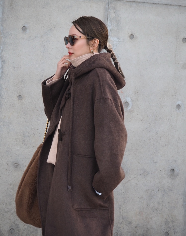 hooded duffle long coat | OUTER | LAULEN（ローレン）