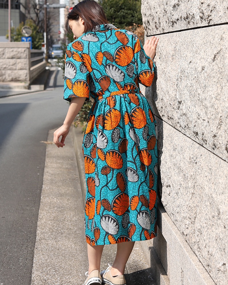 shanti / シャツワンピース アフリカンプリント｜テソロ(tesoro)公式通販