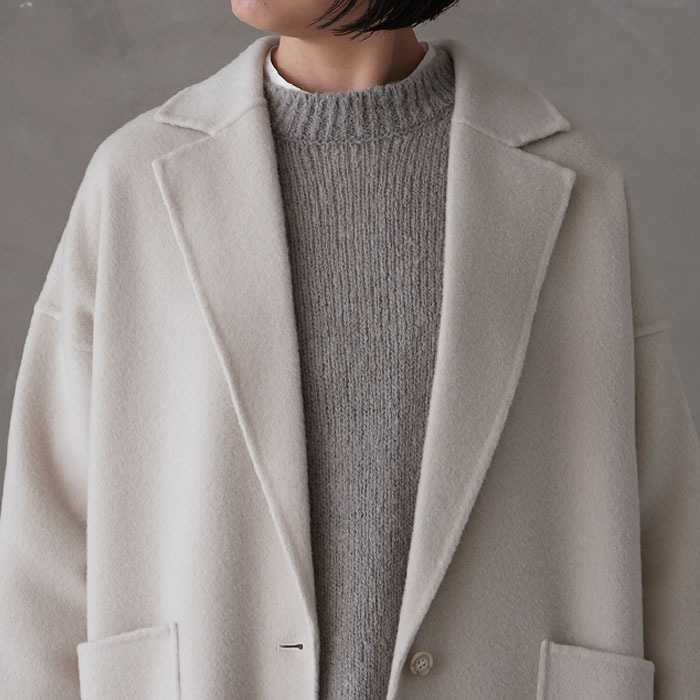 □（e243t166) / evam eva(エヴァムエヴァ) /tailored coat