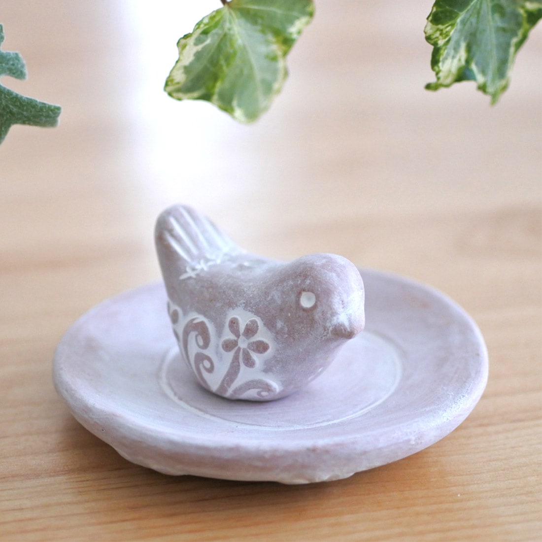 People Tree テラコッタ小鳥のインセンスホルダー｜ライトワークス