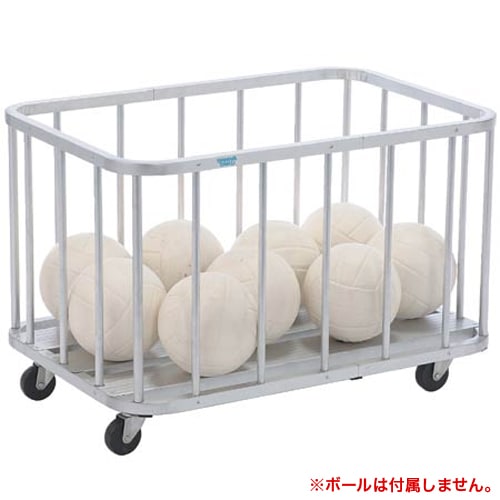 ボールカゴ ボールかご ボール収納 蓋つき スチール製 キャスター付き