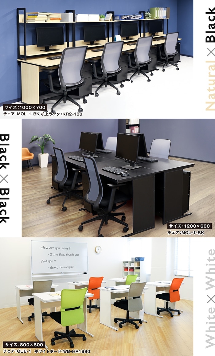 オフィスデスク 1000×700 ワークデスク 木製 平机 WDH-1070（商品番号