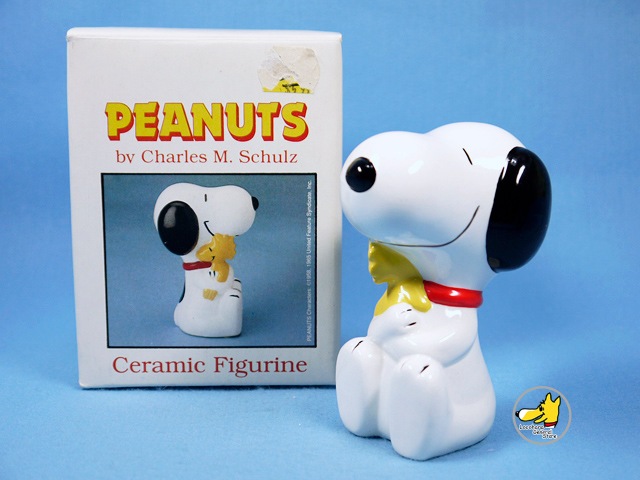 ビンテージ Willitts '89 スヌーピー セラミック フィギュア 箱入