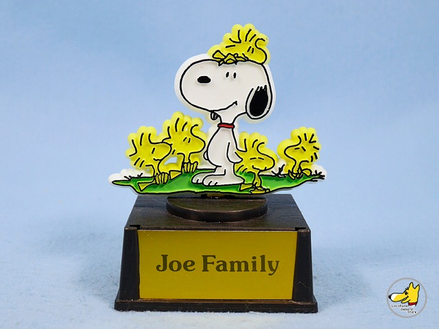 ビンテージ Aviva 1970～80's スヌーピー トロフィ- Joe Family