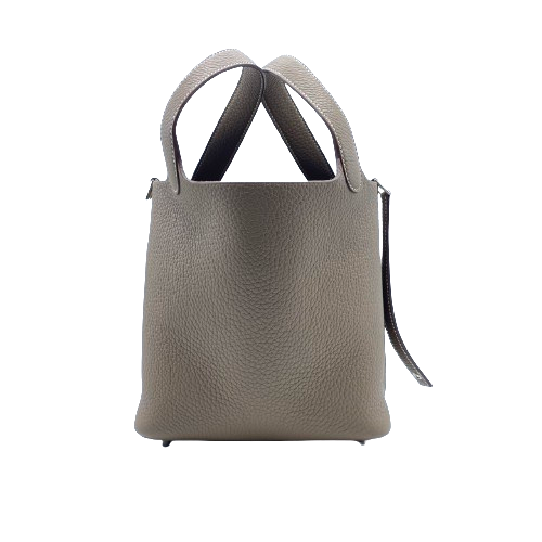 エルメス ピコタンロック PM U刻印 シルバー金具 エトゥープ トゴ