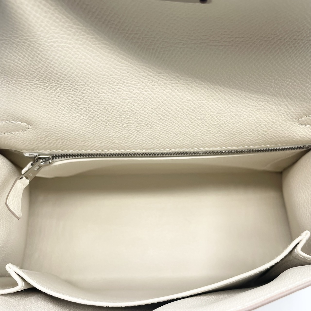 エルメス ケリー25 クレ エプソン シルバー金具 D刻印 - ブランド品