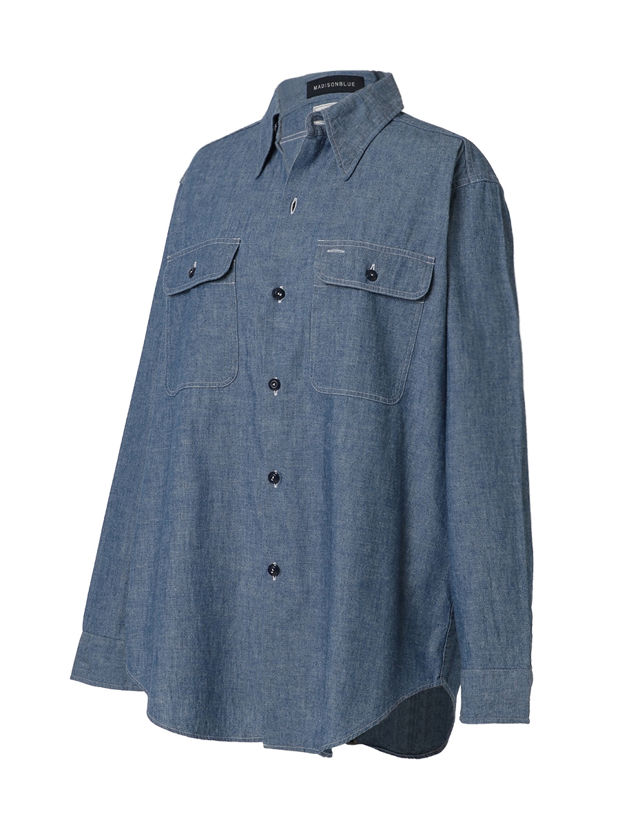 HAMPTON CHAMBRAY SHIRT(OW) | SHIRT/BLOUSE | MADISONBLUE