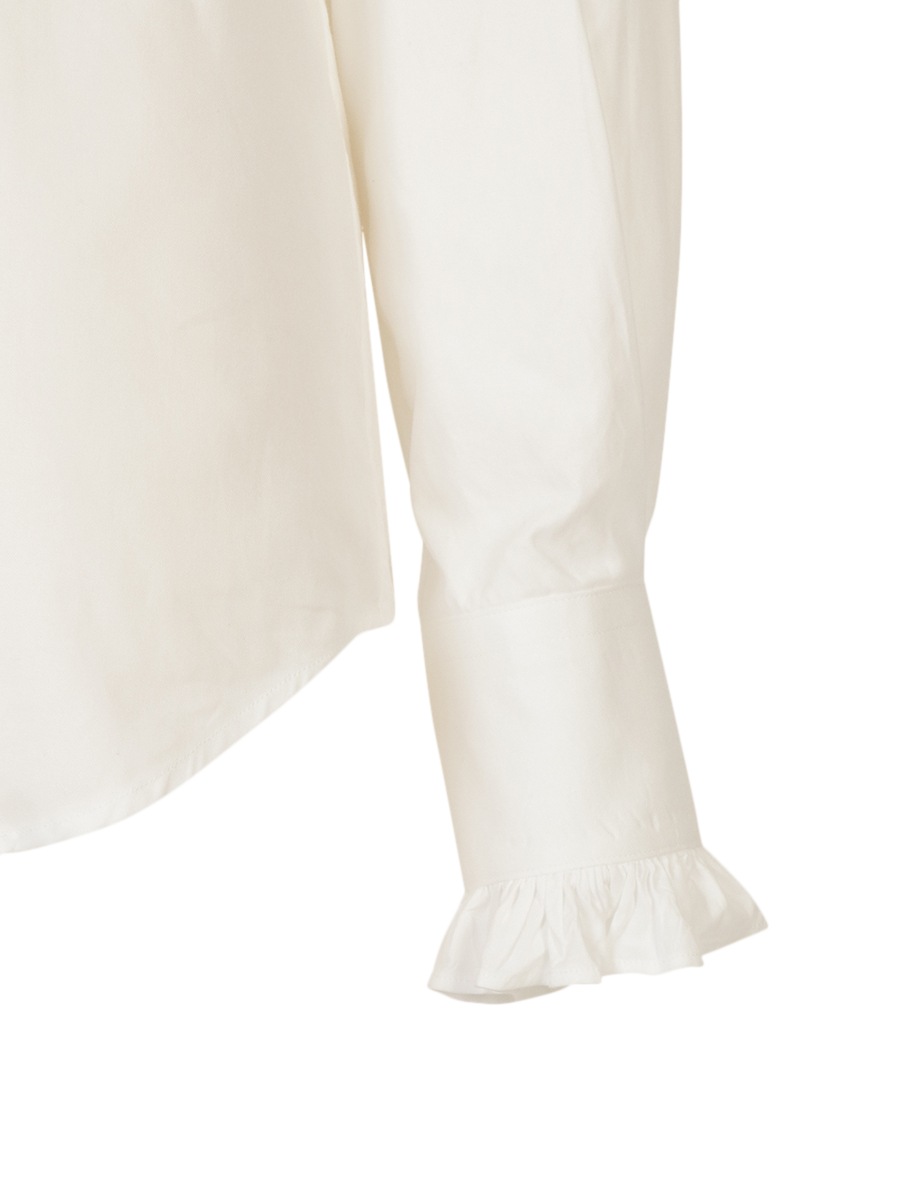 ROUND COLLAR FRILL SH L.OX | SUMMER RECOMMEND | MADISONBLUE