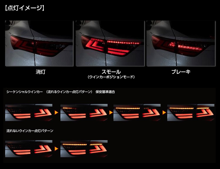 Valenti ヴァレンティ ジュエルLEDテールランプ Revo トヨタ ハリアー